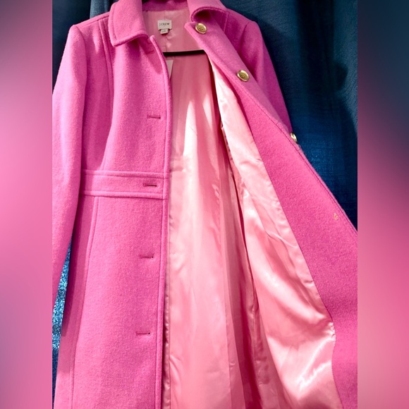 J.Crew Pink Coat Wool Lady Day - NEW with Tags - Picture 6 of 7